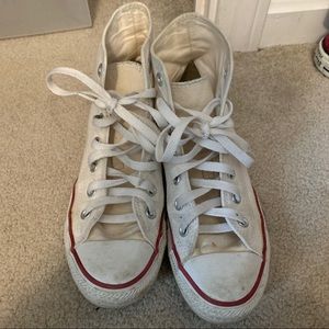 White High Top Converse